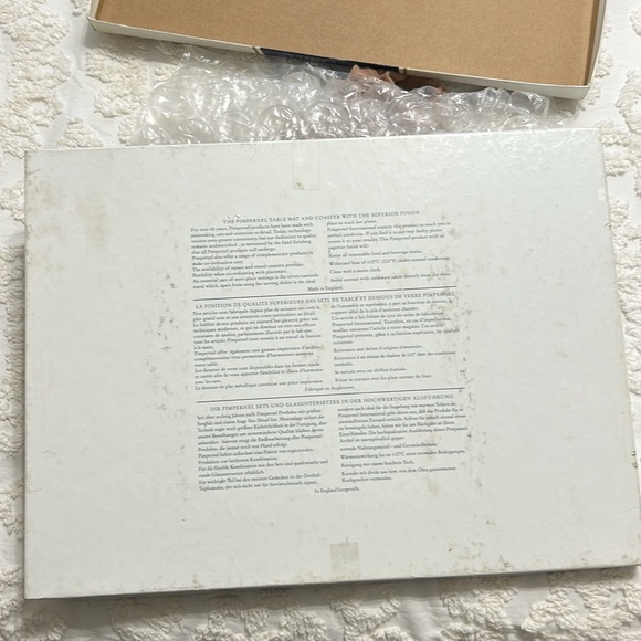 The Pimpernel Basket of Flowers Table Mat Set - Picture 3 of 6